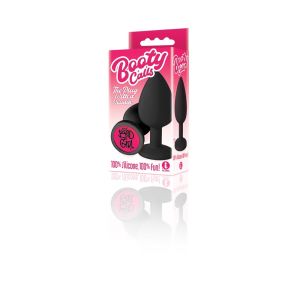 Icon Brands The 9's Booty Calls Silicone Butt Plug Black Bad Girl box