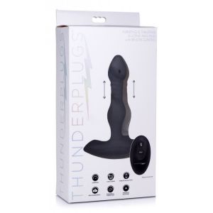Thunder Plugs Vibrating Thrusting Remote Control Silicone Anal Plug box