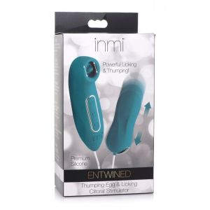 Inmi Entwined Thumping Egg Licking Clit Stimulator Silicone Vibrator box