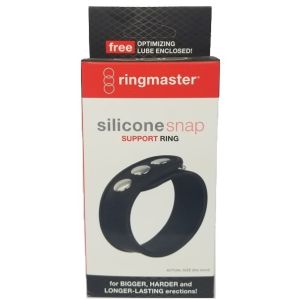 Ringmaster Silicone Snap Support Cock Ring Adjustable Stretchy