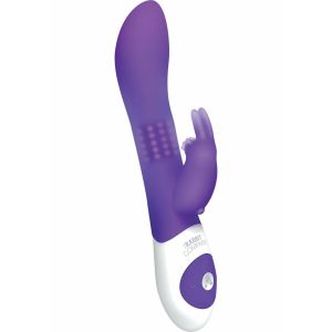The Beaded Rabbit Rechargeable Silicone G-Spot Vibe Waterproof Purple