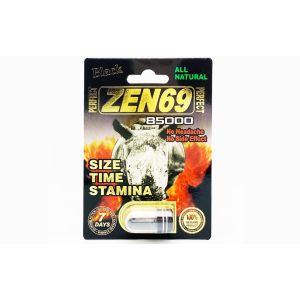 All Natural Perfect Zen69 85000 Male Enhancement Black Pill