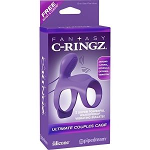 Silicone Ultimate Couples Cage Vibrating Fantasy C-Ringz