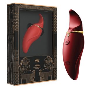 Zalo Hero Rechargeable Vibrator Wine Red box