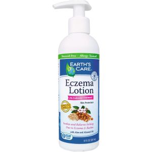 Eczema Lotion 8 Oz Aleo Almond Oil Allergy Tested Earth's Care