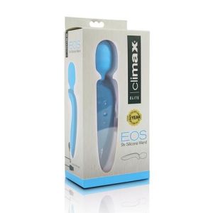 9x Silicone Wand Rechargeable Blue Eos Climax