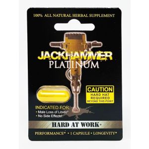 Jackhammer Platinum Sexual Male Enhancement Gold Pill