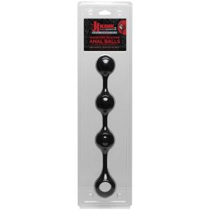 Kink Anal Essentials Weighted Silicone Anal Balls Black