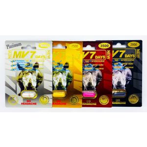 MV7 Pack 4 Capsules Platinum Gold Red Black Pill