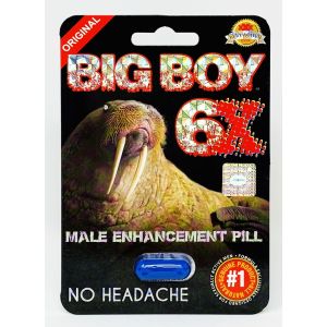 Big Boy 6X Max Power 7 Days Enhancement for Men 1 Pill