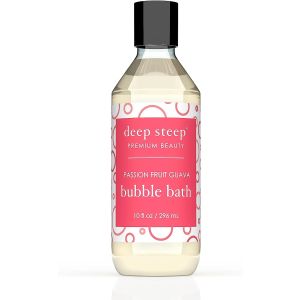 Premium Beauty Passion Fruit Guava Bubble Bath 10 Oz Deep Steep
