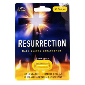 Resurrection 43000mg Male Sexual Performance Enhancer Gold Pill