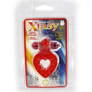 Ring of Xtasy Super Stretch Silicone Mega Powered Red
