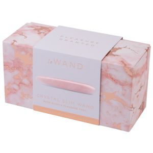 Le Wand Crystal Slim Wand Rose Quartz Pointed Tip box