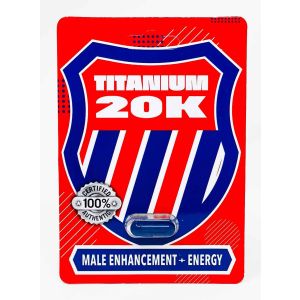 Titanium 20K Male Enhancement Energy Supplement Pill