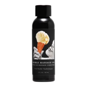 Massage Oil French Vanilla Edible 2 oz