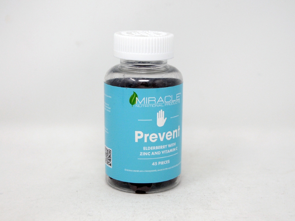Miracle Prevent Elderberry Zinc Vitamin C
